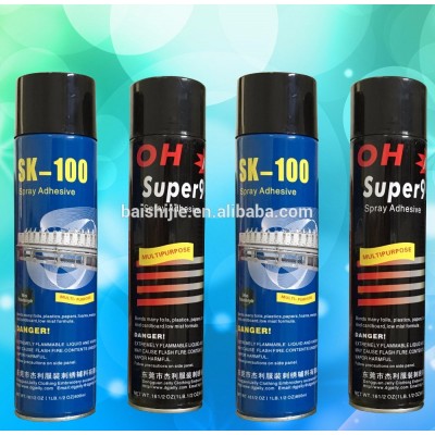 Hot selling high quality waterproof spray adhesive for fabric embroidery